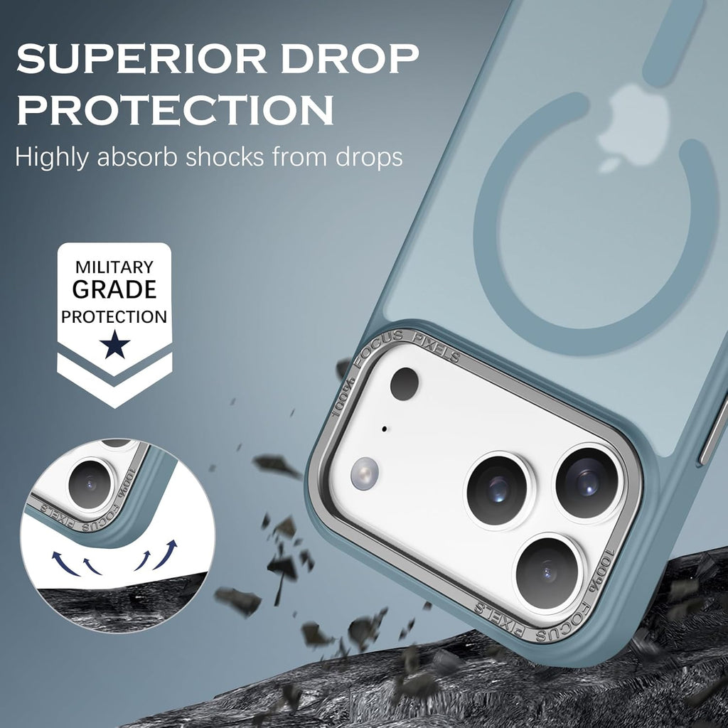 Slim Matte Anti-Fingerprint Full Body Military Grade Protection for iPhone