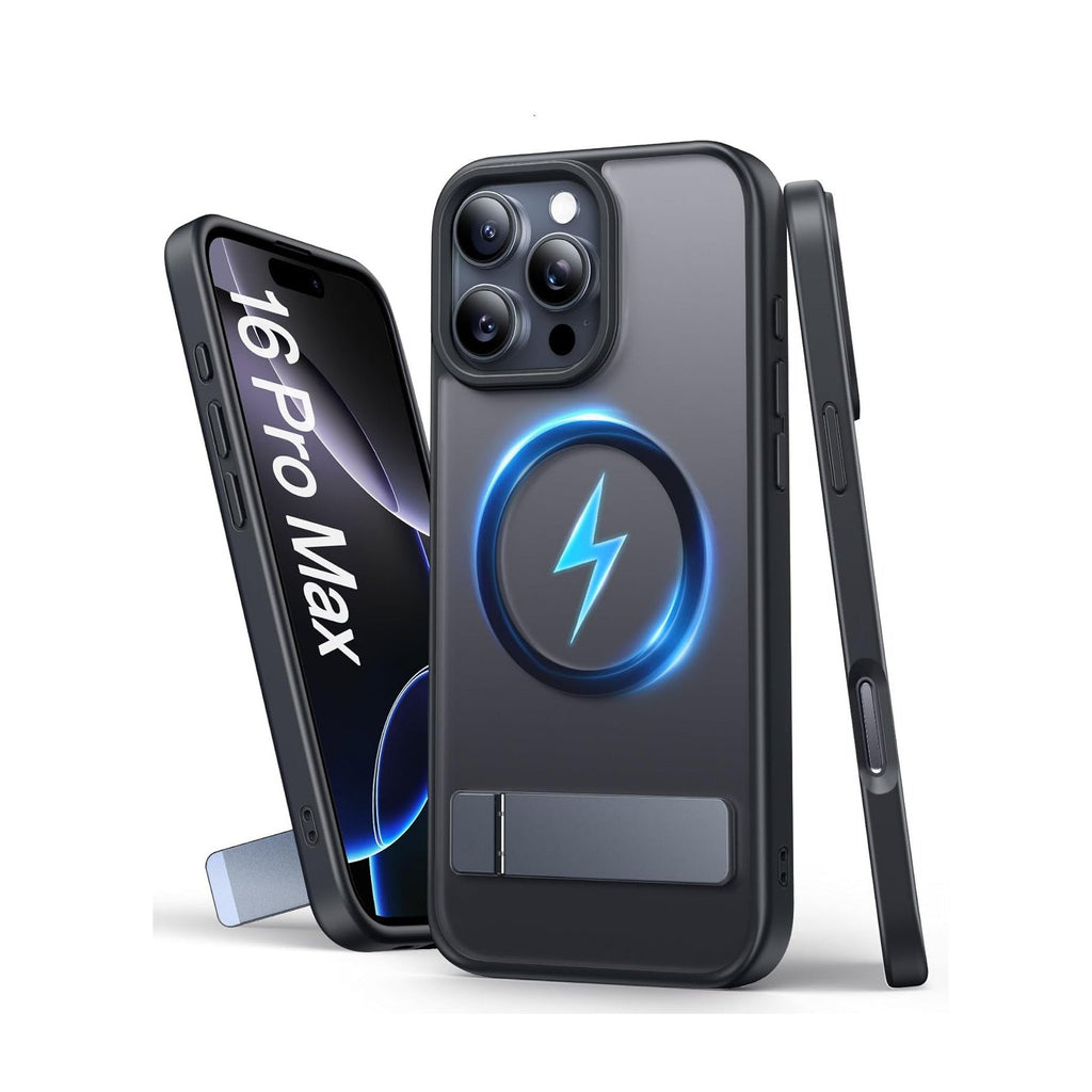 Magnetic Back With Build-In Stand Case for iPhone