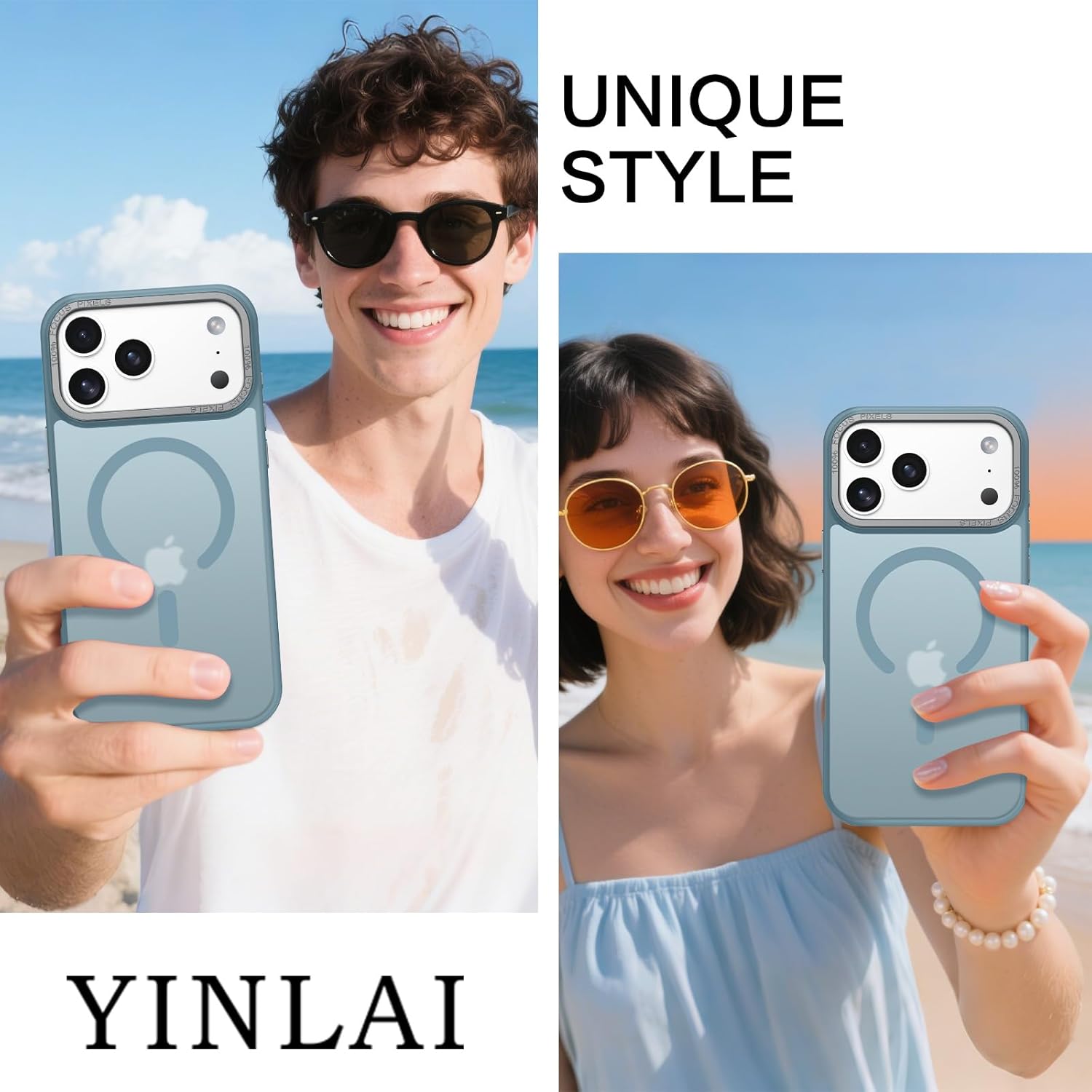 Slim Matte Anti-Fingerprint Full Body Military Grade Protection for iPhone