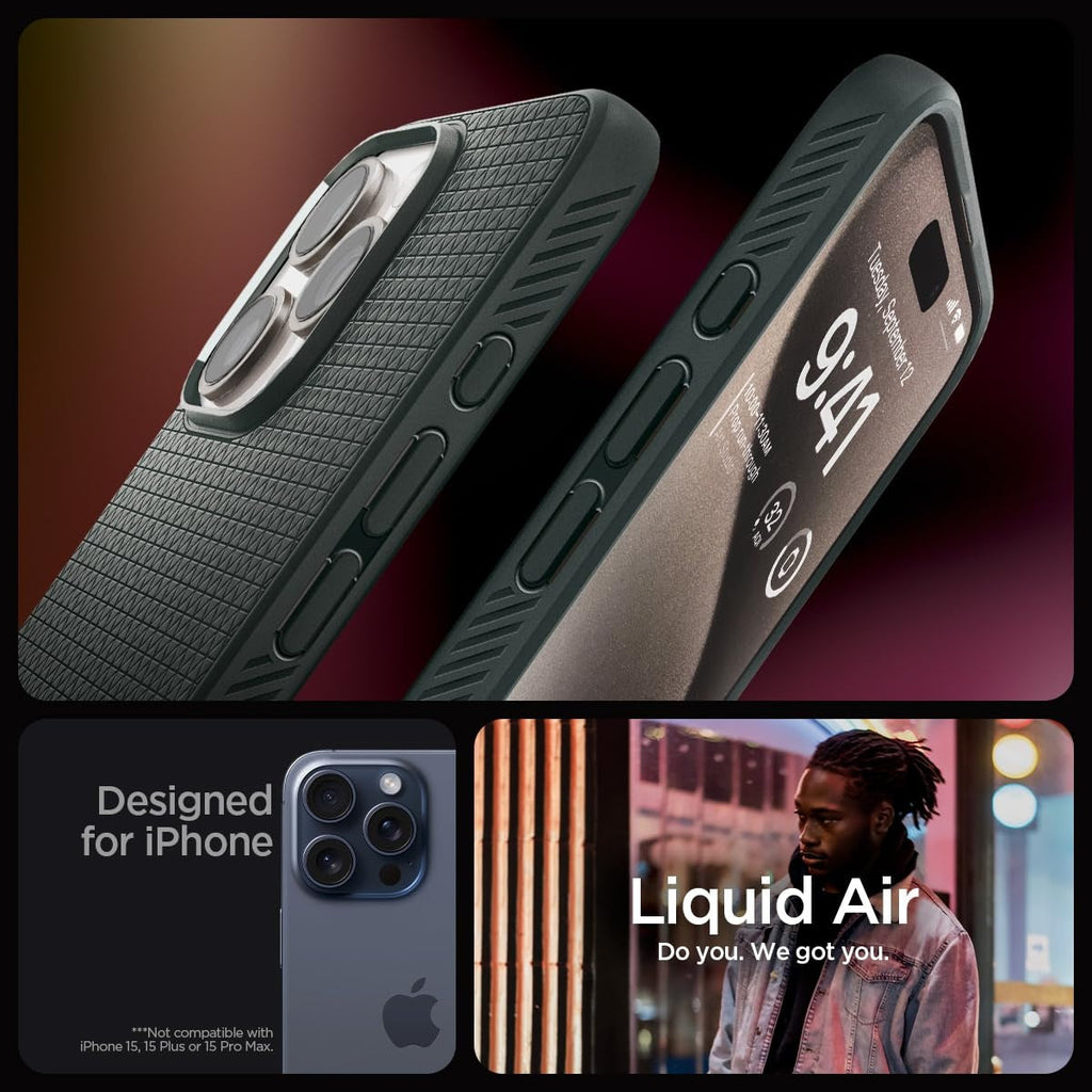 Liquid Air Back Cover Case Compatible with iPhone