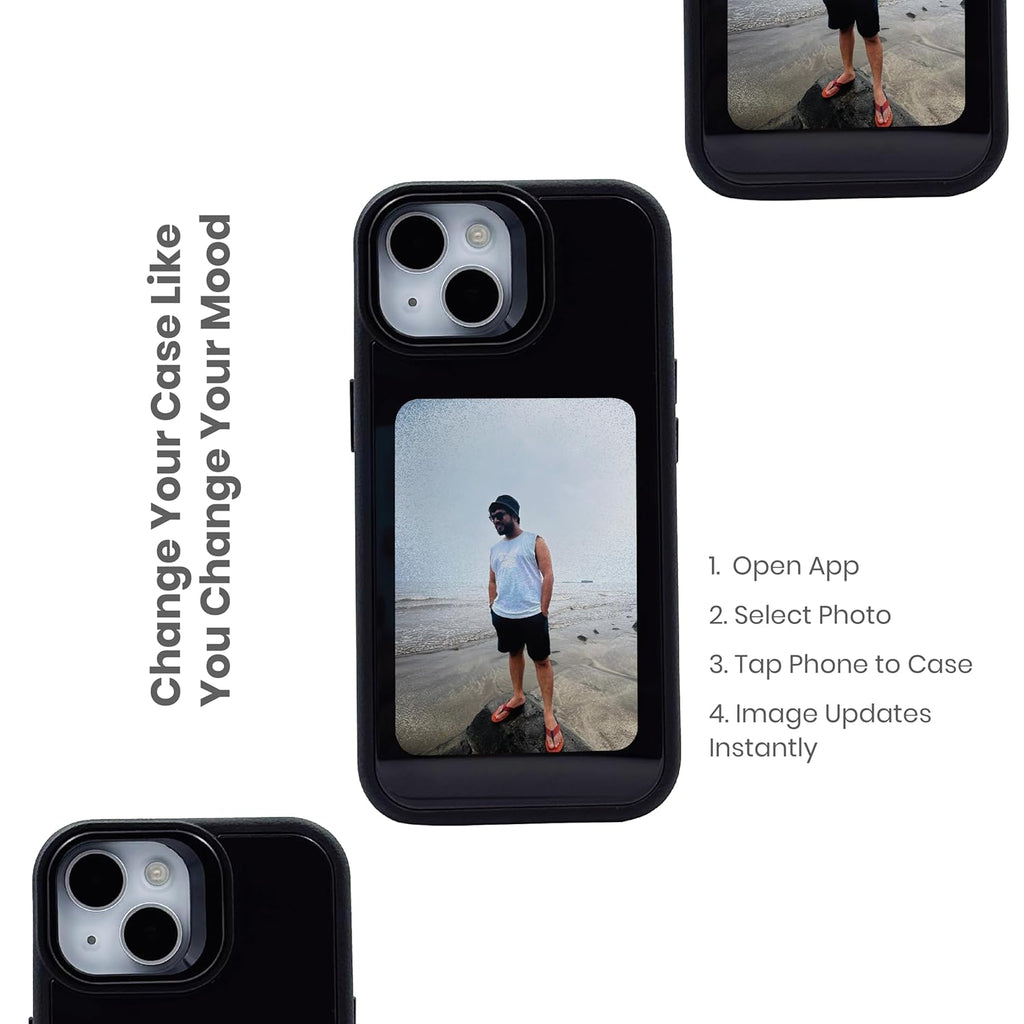 NFC E-Ink Display Anti-Drop Protection Case For iPhone