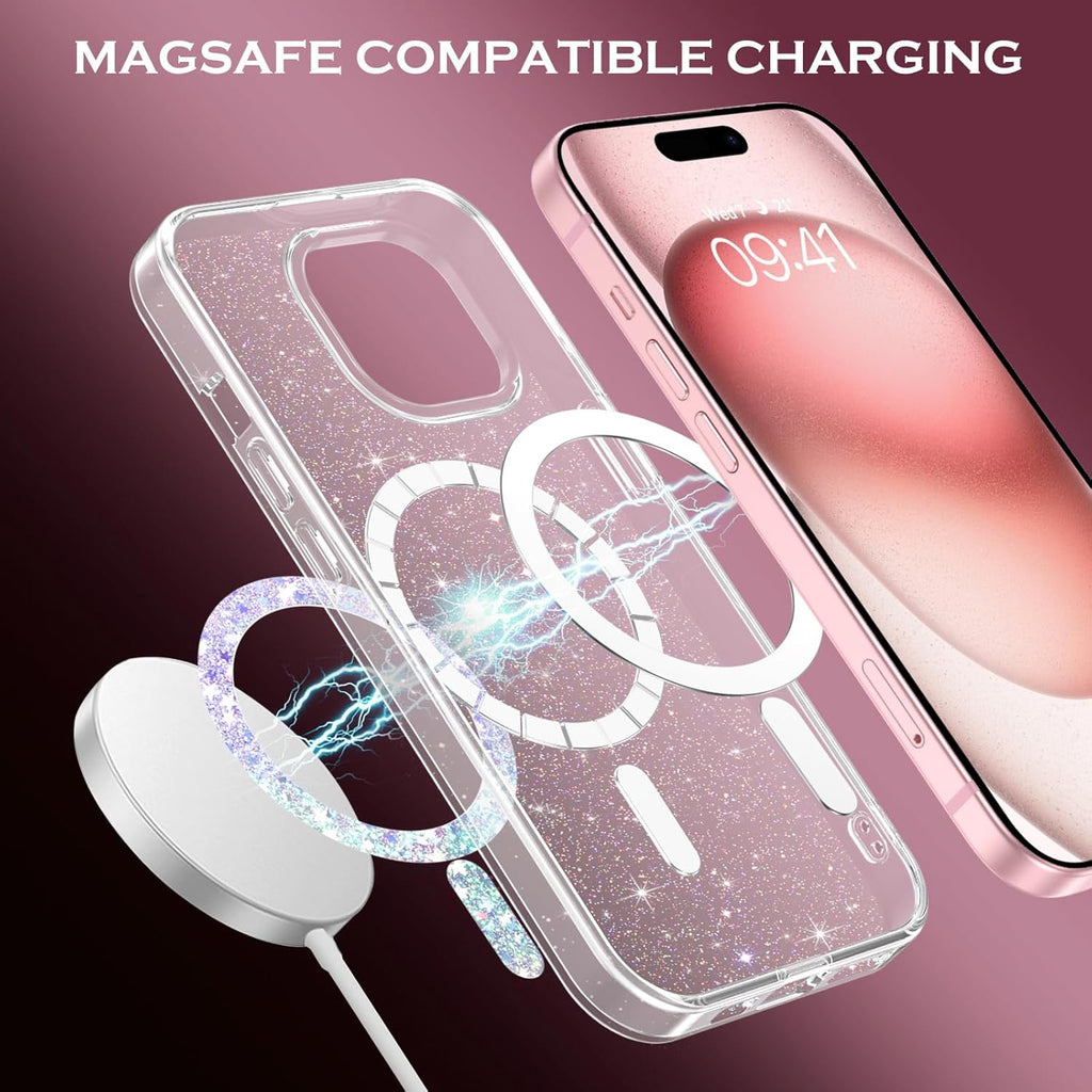 Magsafe Sparkling Design Slim Anti-Fingerprint for iPhone