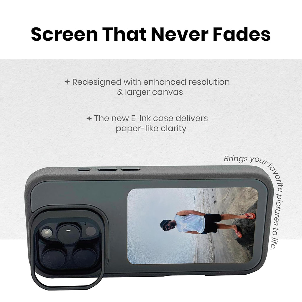 NFC E-Ink Display Anti-Drop Protection Case For iPhone