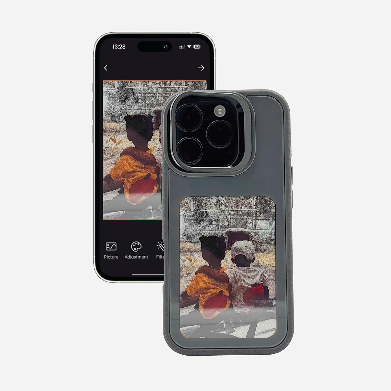 NFC E-Ink Display Anti-Drop Protection Case For iPhone