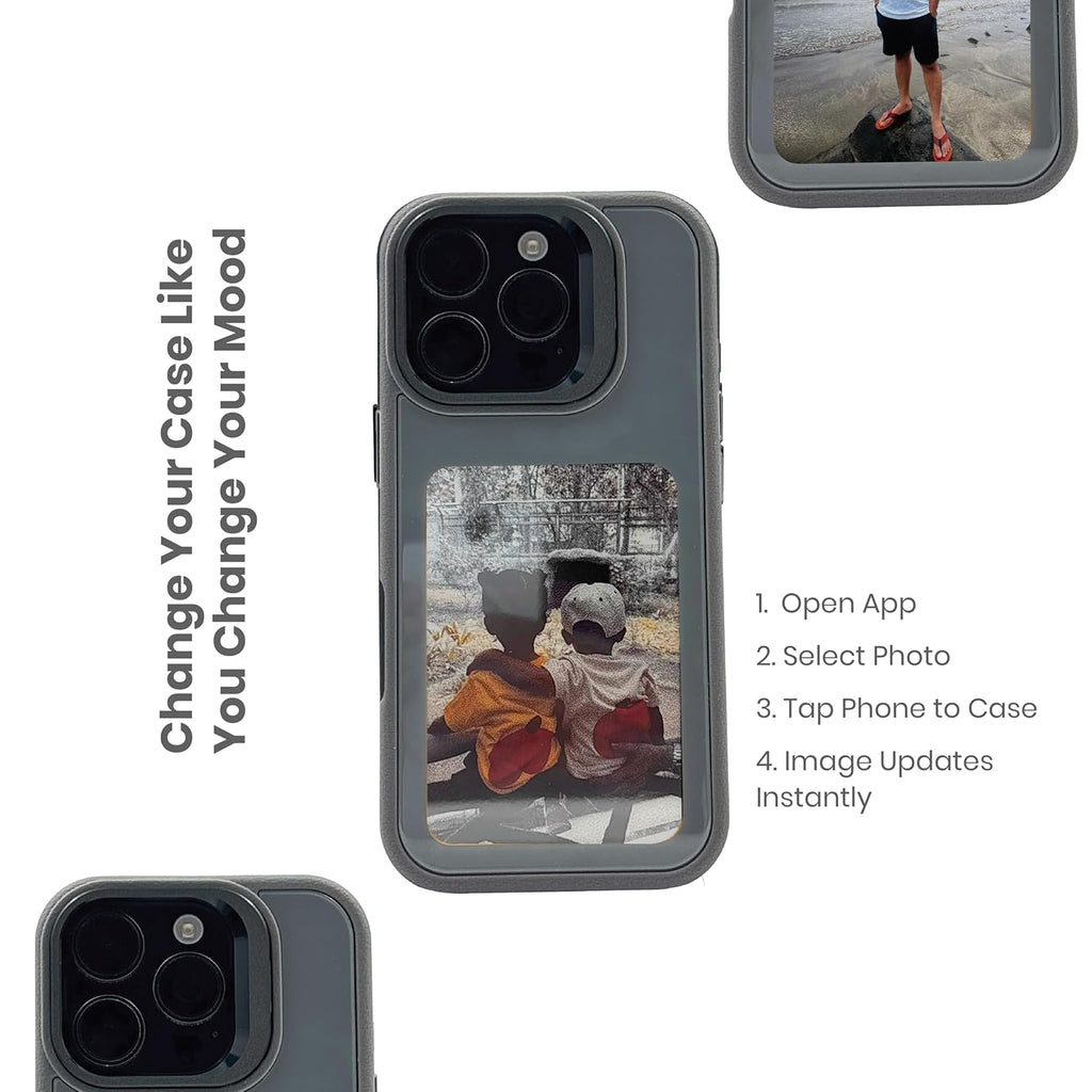 NFC E-Ink Display Anti-Drop Protection Case For iPhone