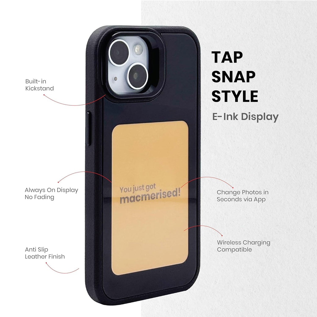 NFC E-Ink Display Anti-Drop Protection Case For iPhone