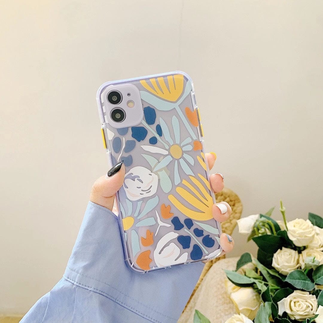 Adorable Flower Transparent Case