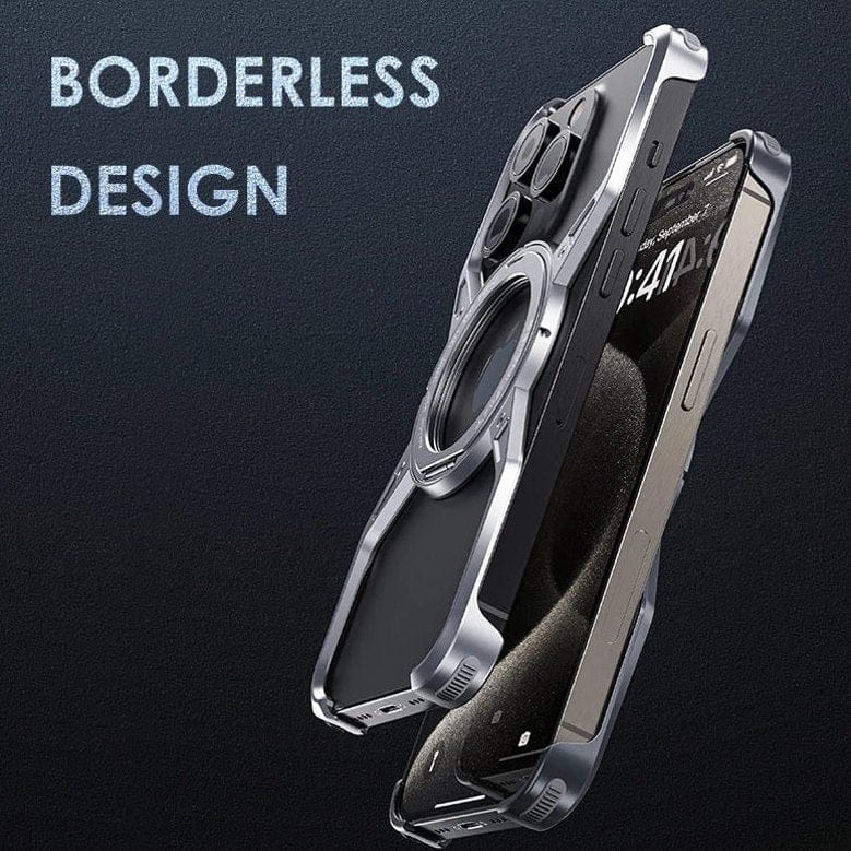 Titanium Frameless Cooling Bracket Case  For iPhone