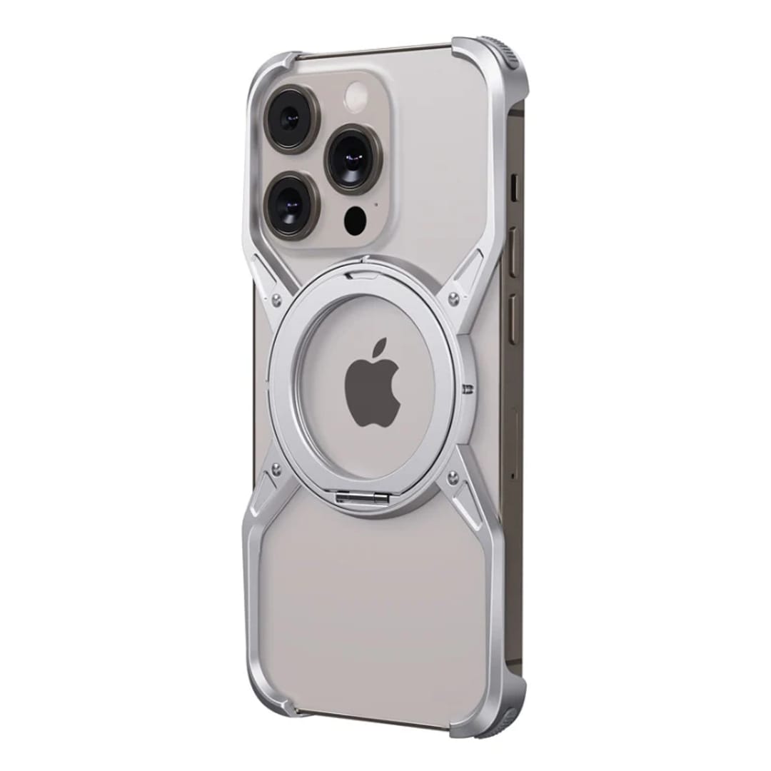 Titanium Frameless Cooling Bracket Case  For iPhone