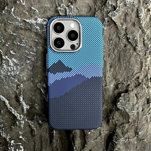 Alpine Luminate Kevlar Textured Case For iPhone (Blue)