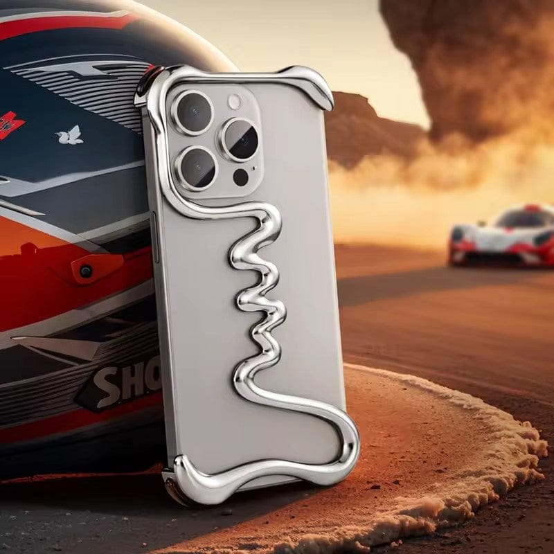 Luxury iPhone Case with One Line Minimalist Design For iPhone