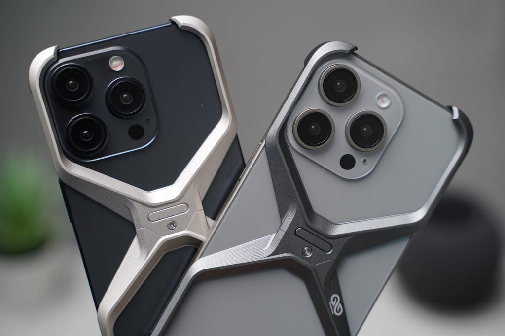 Anti-Fingerprint Titanium XBumper Metal Case for iPhone