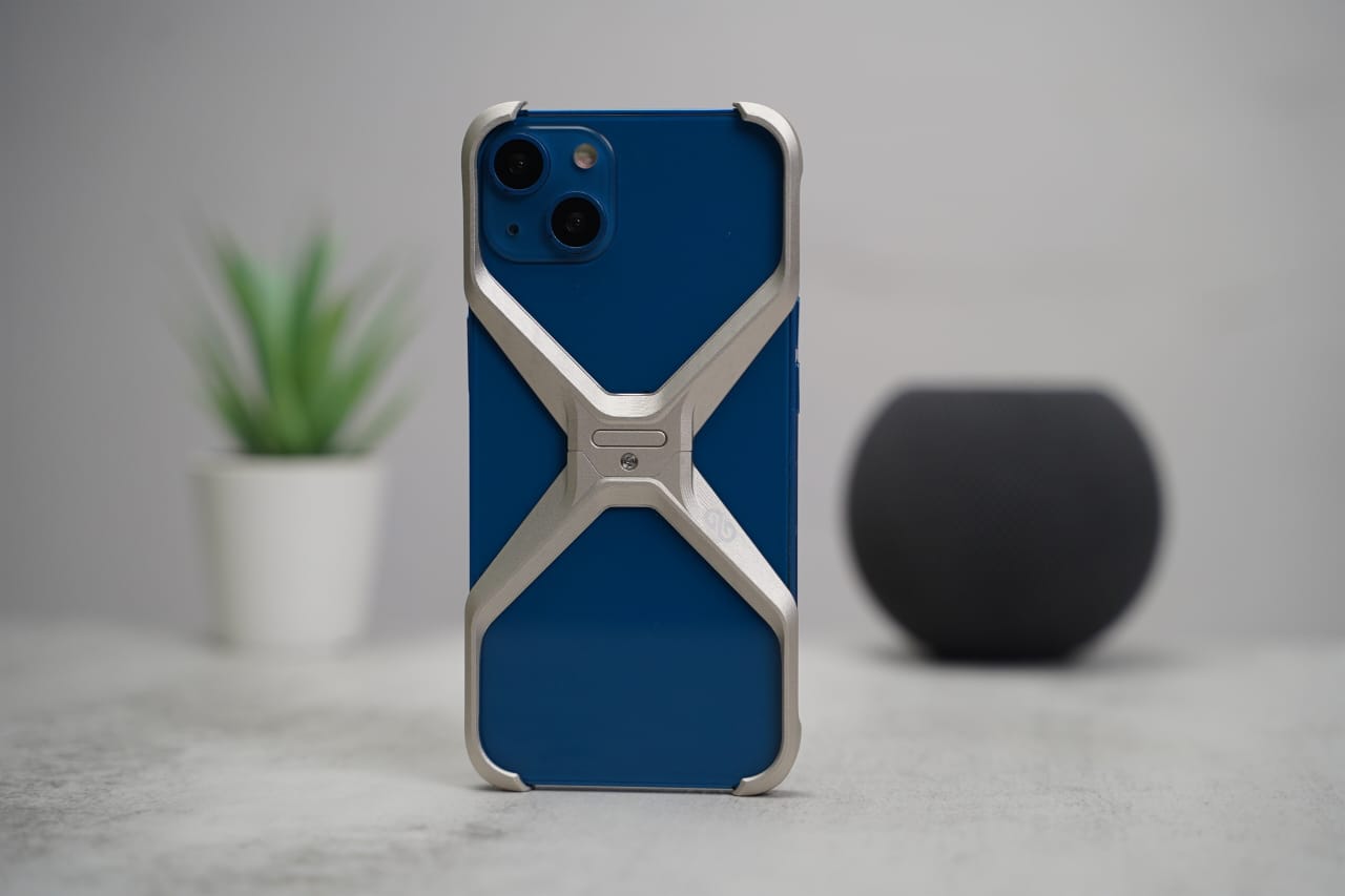 Anti-Fingerprint Titanium XBumper Metal Case for iPhone