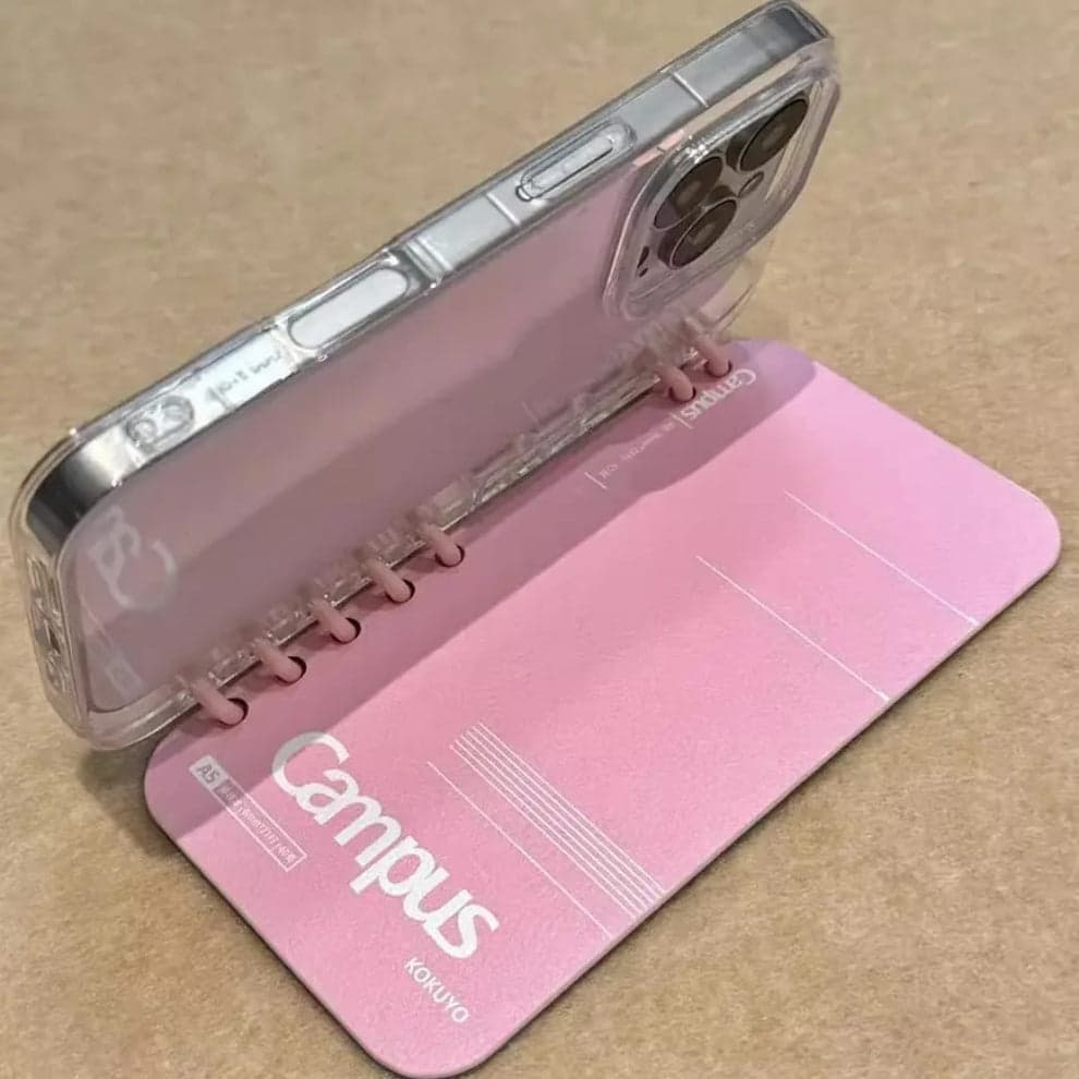 Solid Color Notebook Fashion Phone Case