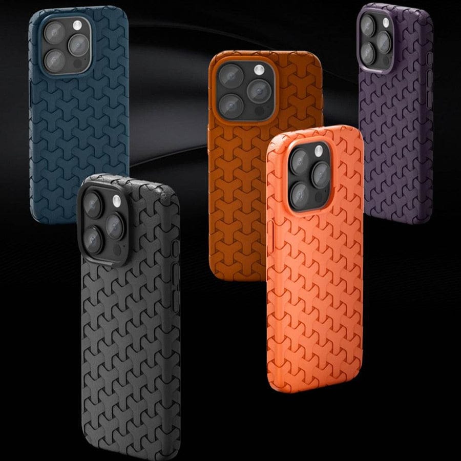 Dissipate Heat Woven Pattern Case For iPhone