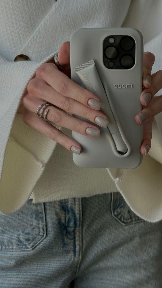 iPhone Premium Silicone Case with Built-In Lip Balm Slot