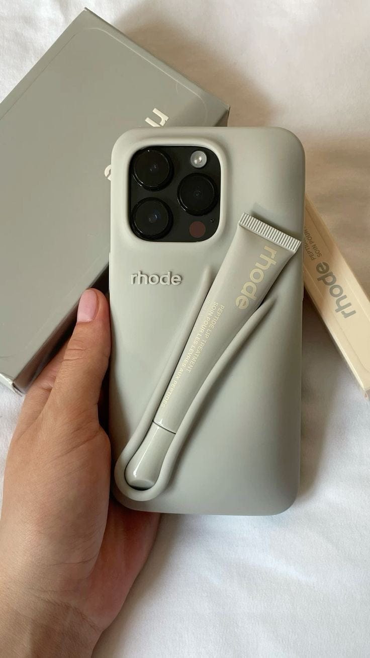 iPhone Premium Silicone Case with Built-In Lip Balm Slot