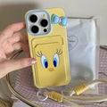 Adorable Tweety Card Holder Cute & Practical iPhone Cover