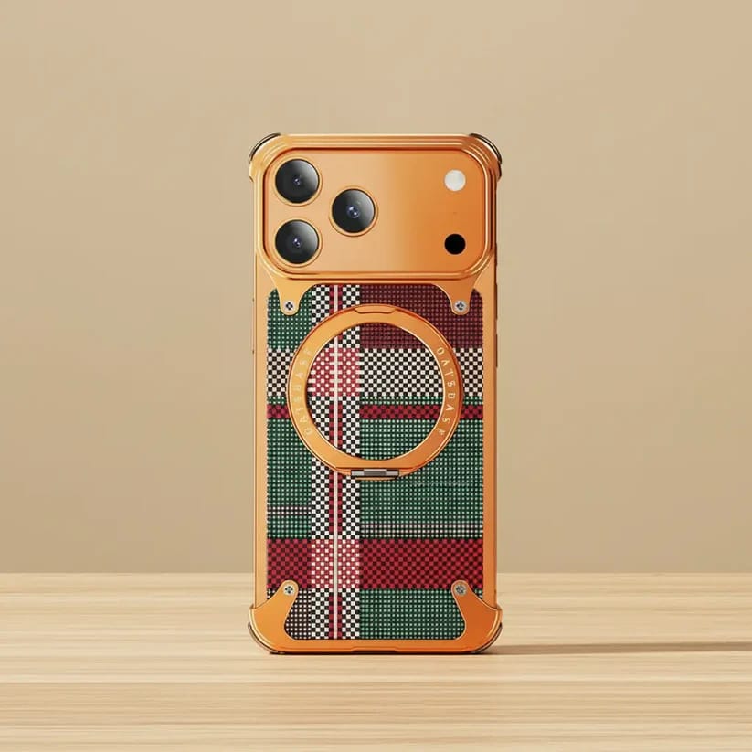 Titan Carbon Metal Bracket Case for iPhone