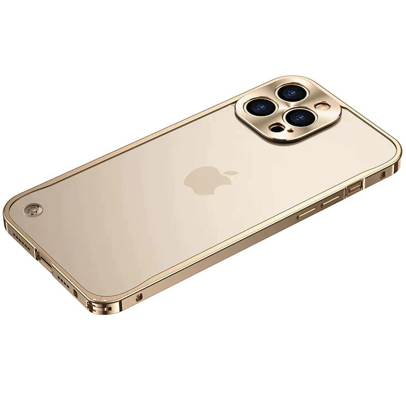 Translucent Metal Frame Matte Case for iPhone