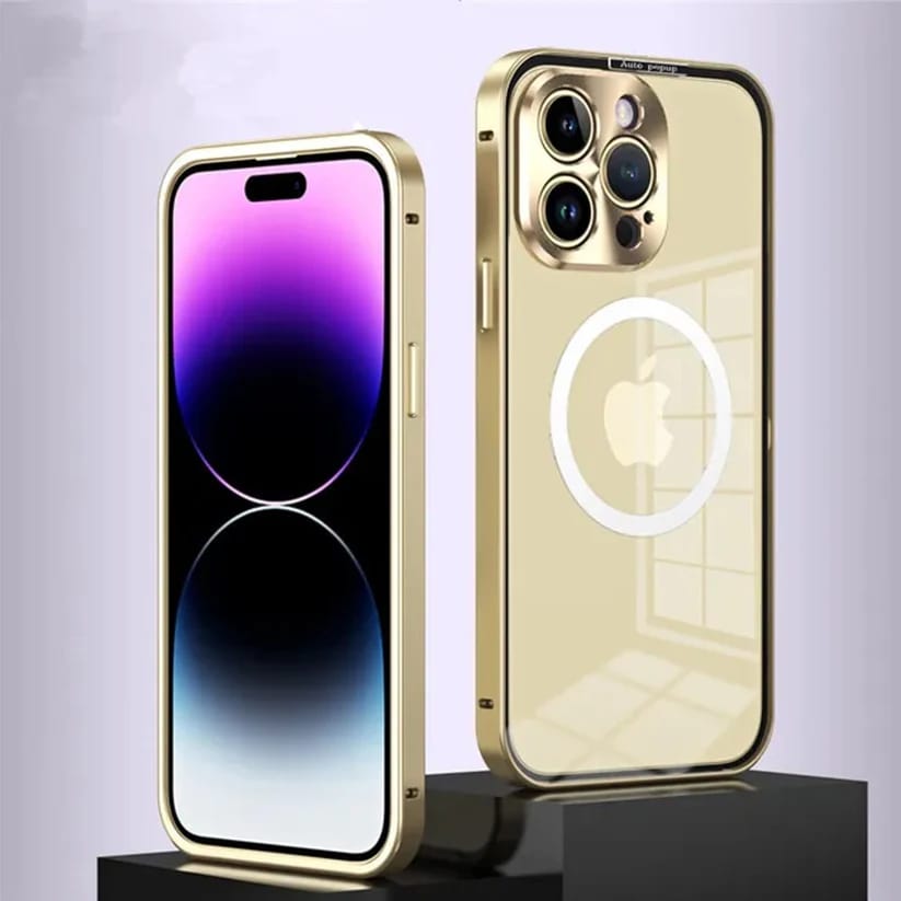 Luxury Ultra-Thin Matte Metal Frame Case for iPhone