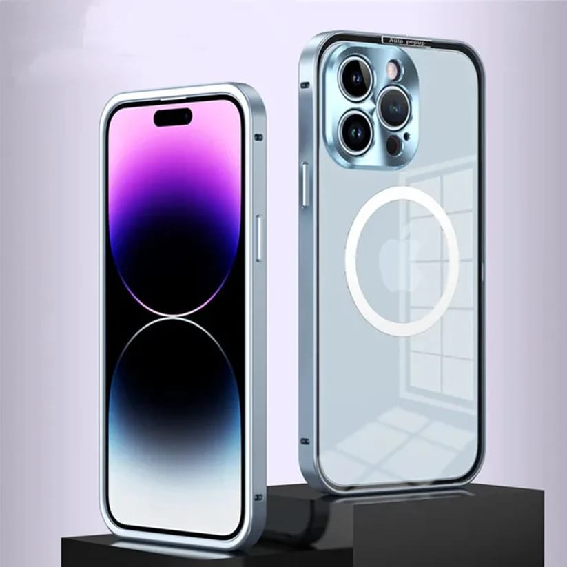 Luxury Ultra-Thin Matte Metal Frame Case for iPhone