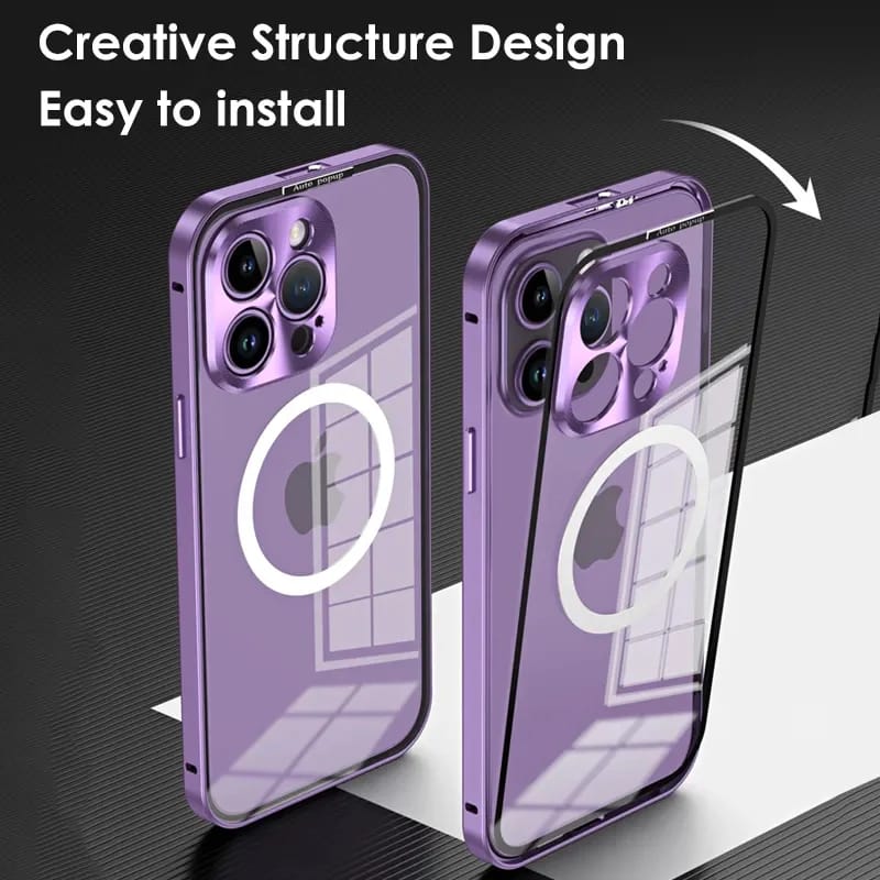 Luxury Ultra-Thin Matte Metal Frame Case for iPhone