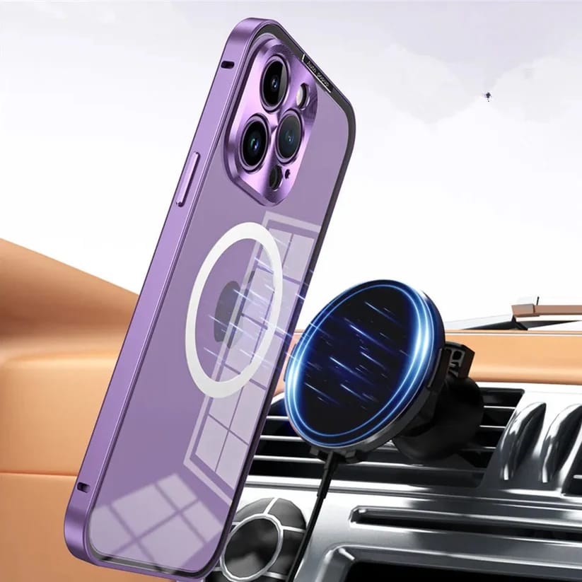 Luxury Ultra-Thin Matte Metal Frame Case for iPhone