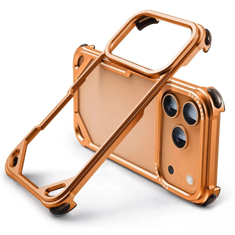 Metallic Frame Corner Guard Case for iPhone