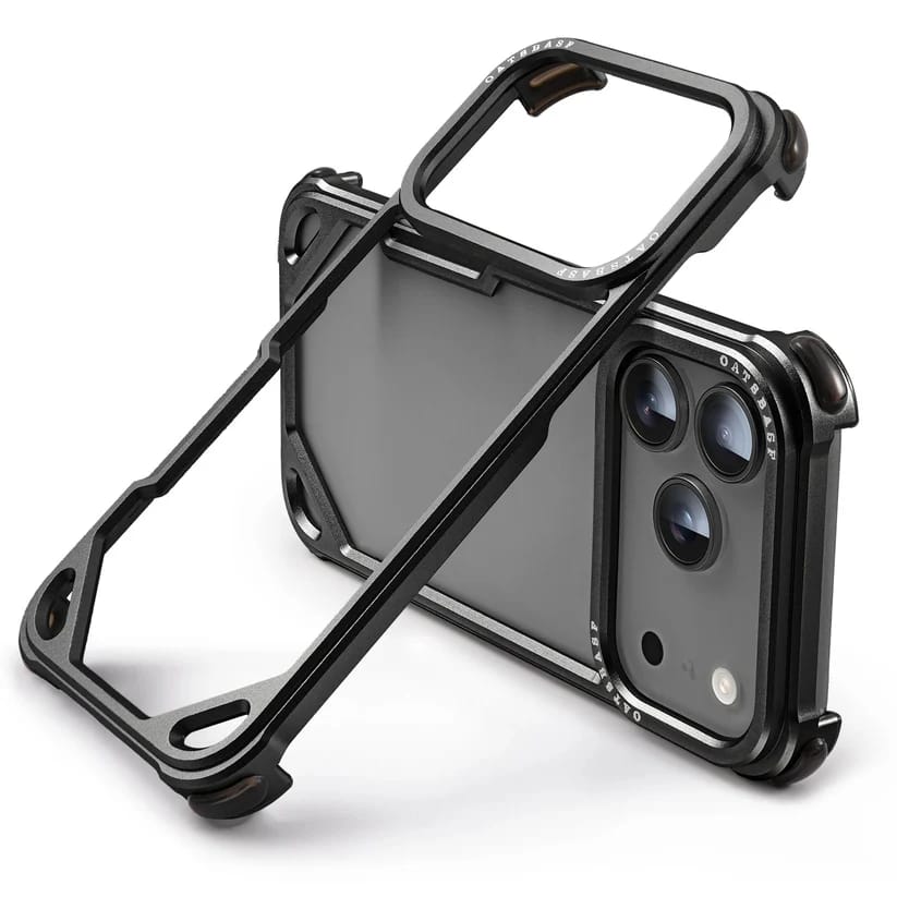 Metallic Frame Corner Guard Case for iPhone