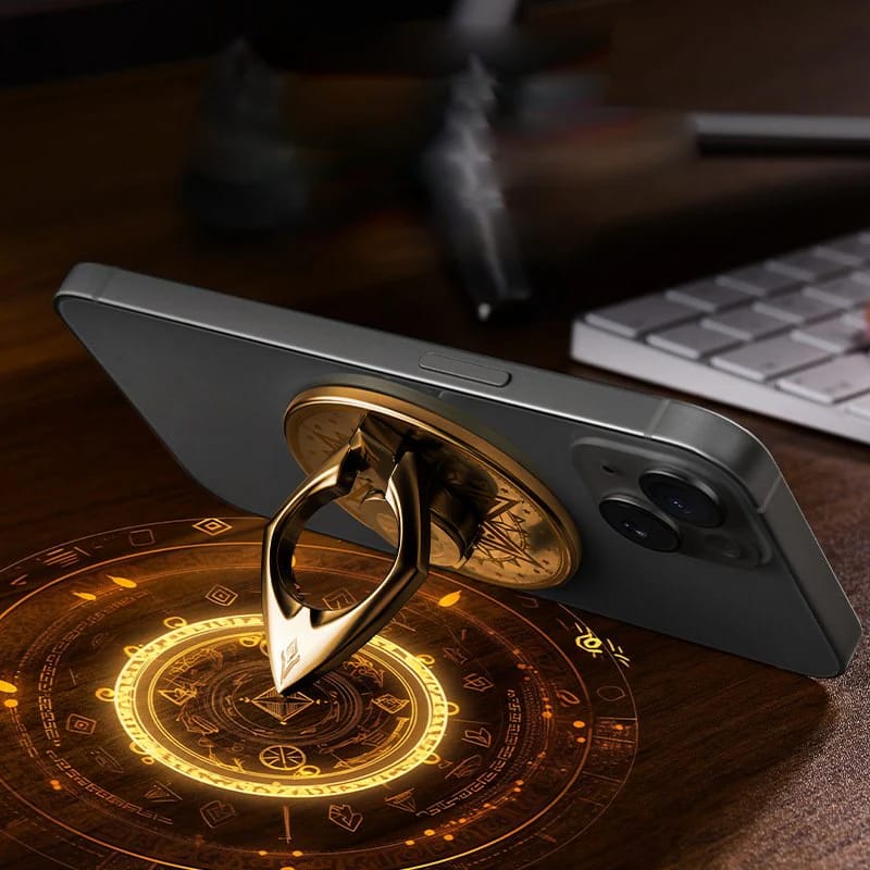 Innovative Metallic Magnetic Spinning Gripper for iphone