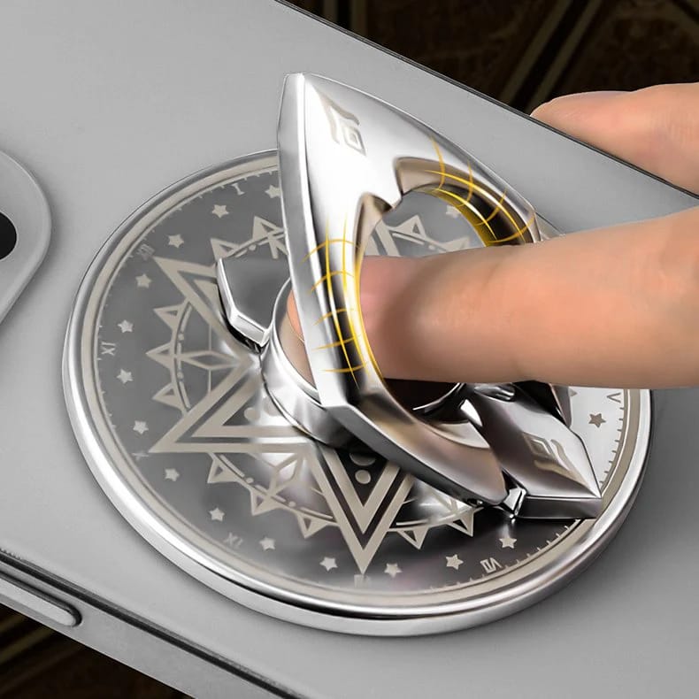 Innovative Metallic Magnetic Spinning Gripper for iphone