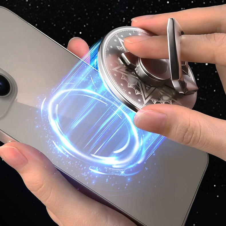 Innovative Metallic Magnetic Spinning Gripper for iphone