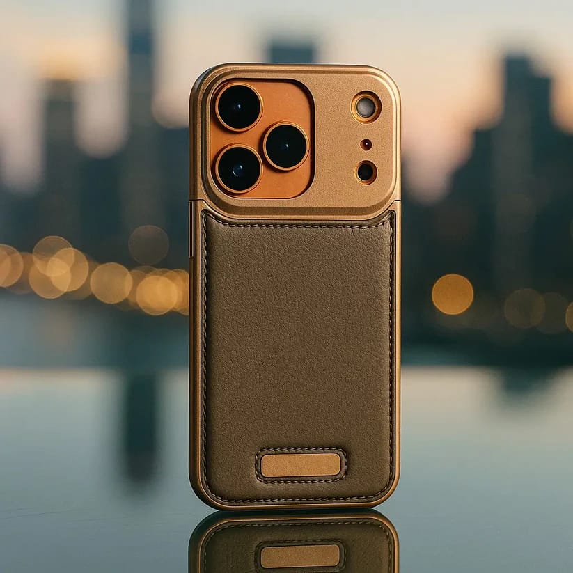 Aero Flex Premium Metallic Leather Case