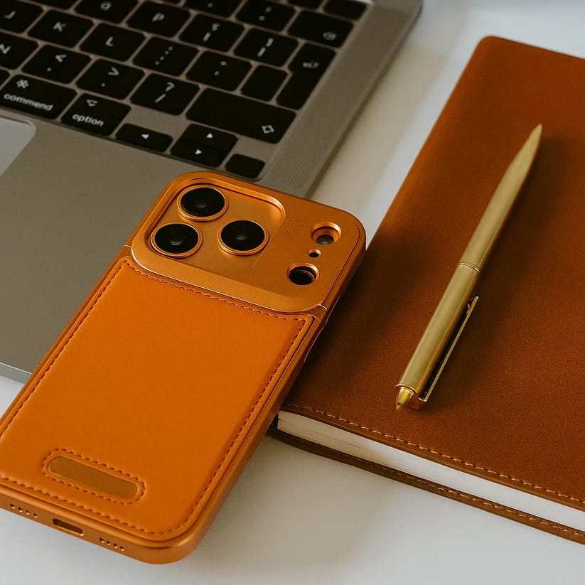 Aero Flex Premium Metallic Leather Case