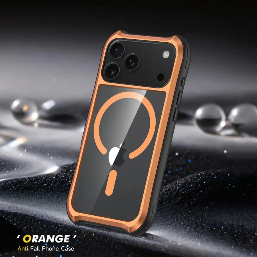 Retro Core Alloy MagSafe Case for iPhone