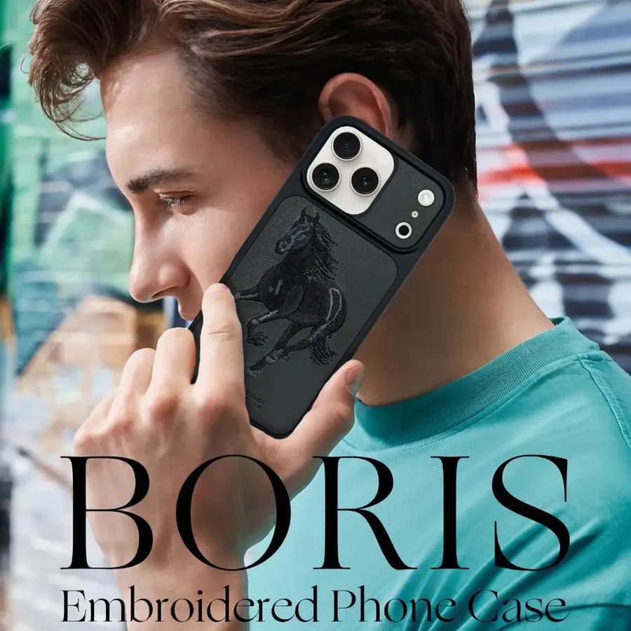 Boris Majestic Stallion Leather Case for iPhone