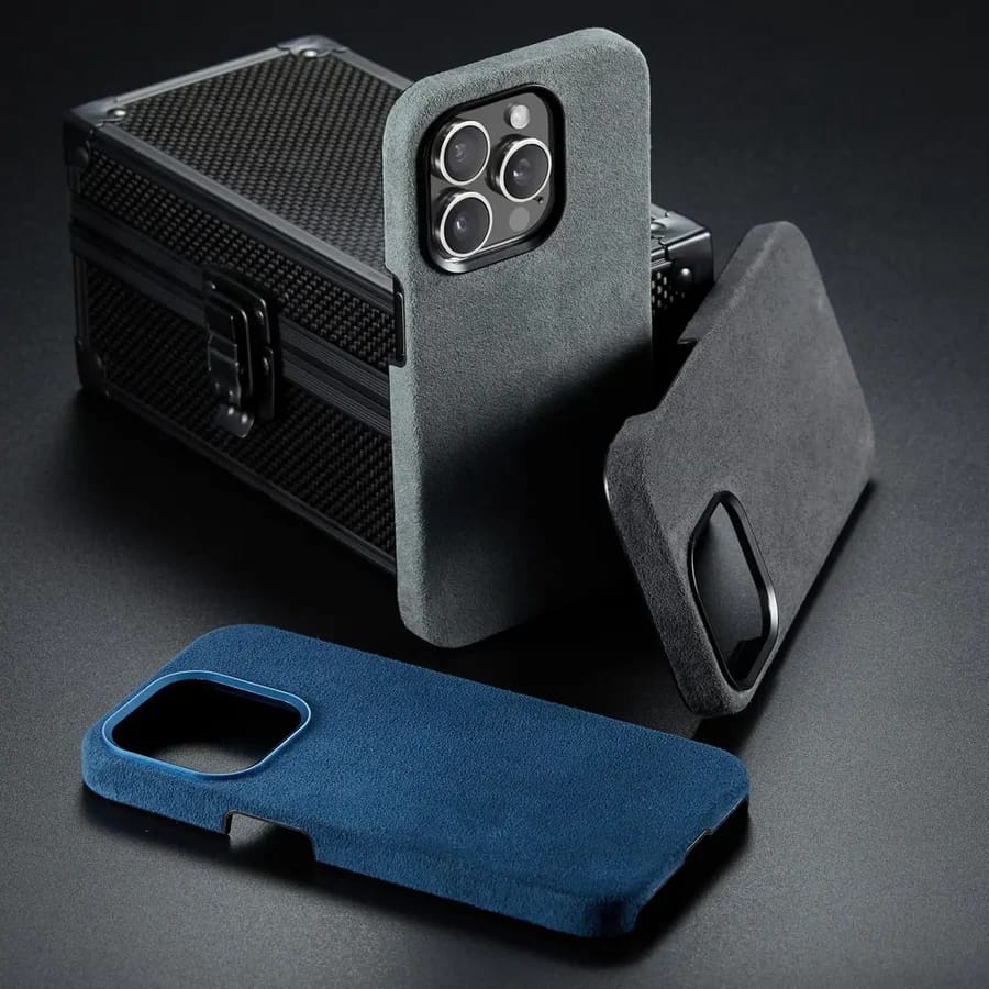 Tactile Velvet Classic Leather Case Regular for iPhone