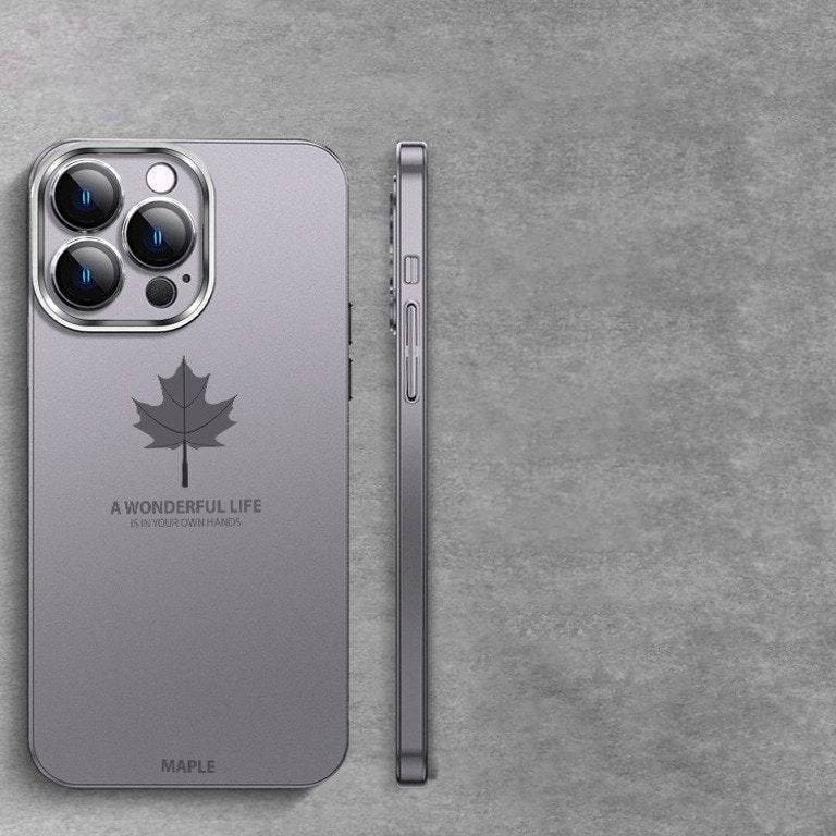 Autumn Radiance Maple Leaf Matte Case for iPhone