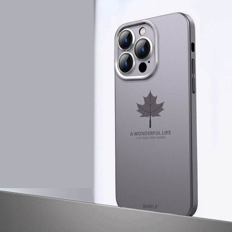 Autumn Radiance Maple Leaf Matte Case for iPhone