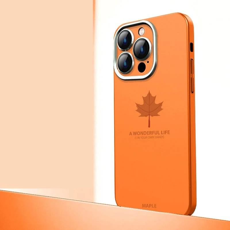 Autumn Radiance Maple Leaf Matte Case for iPhone