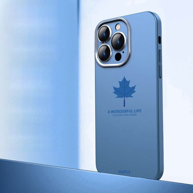 Autumn Radiance Maple Leaf Matte Case for iPhone