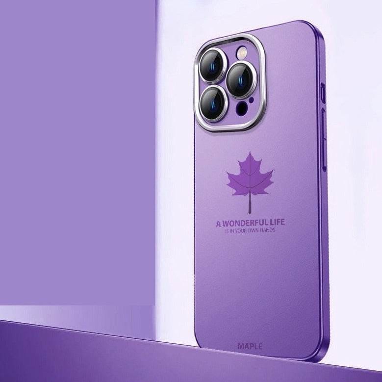 Autumn Radiance Maple Leaf Matte Case for iPhone