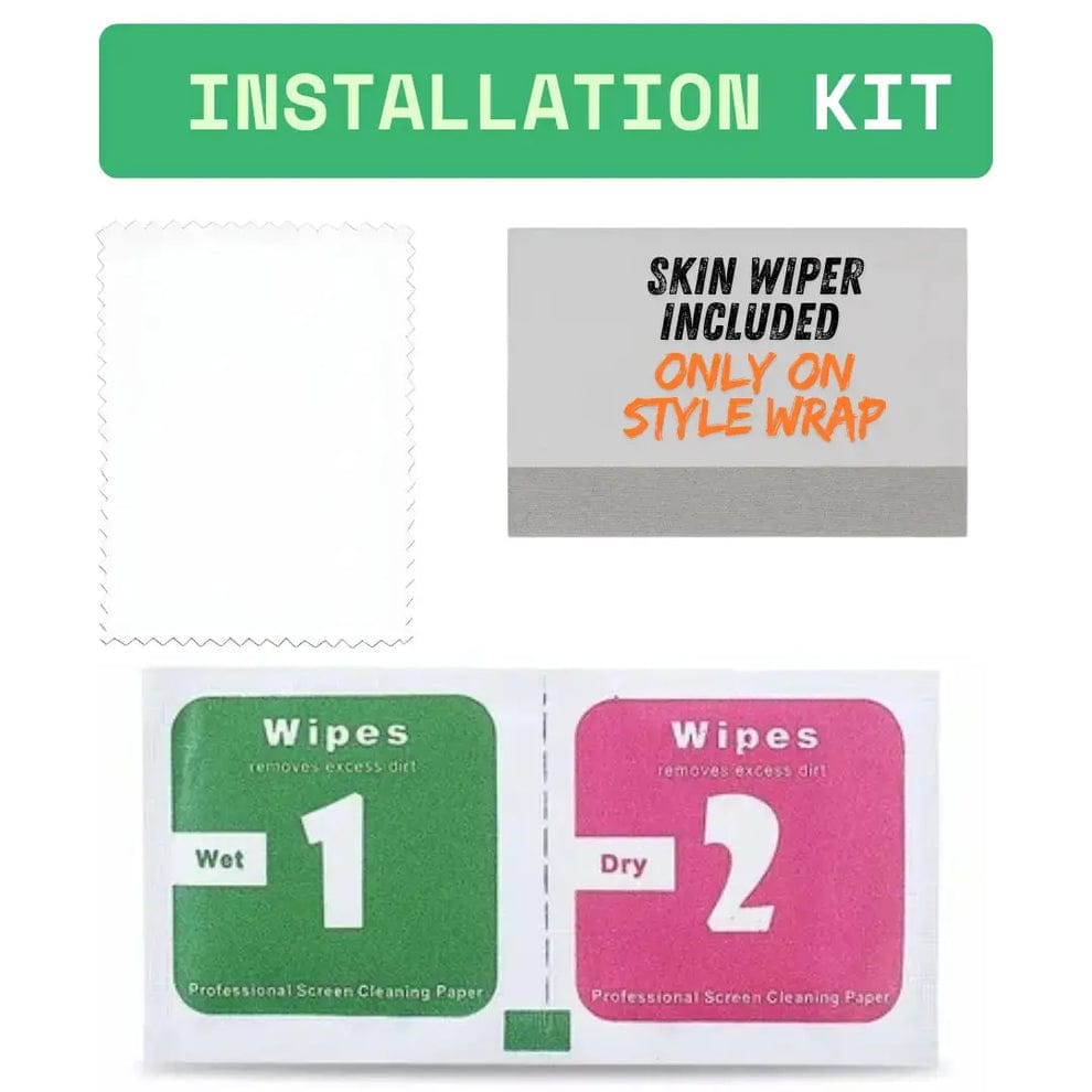 Transparent Matte Mobile Skin Wrap - (Installation Kit Included)